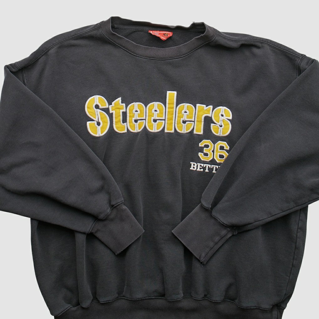 Fanatics Pittsburgh Steelers NFL 2000s Pullover Sweatshirt Black Vintage