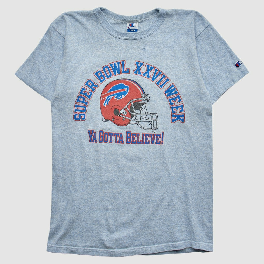 Fanatics Buffalo Bills Champion 1993 T-shirt Heather Gray Vintage