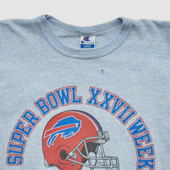 Fanatics Buffalo Bills Champion 1993 T-shirt Heather Gray Vintage