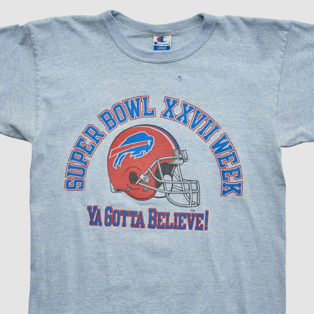 Fanatics Buffalo Bills Champion 1993 T-shirt Heather Gray Vintage