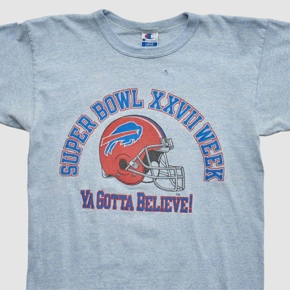 Fanatics Buffalo Bills Champion 1993 T-shirt Heather Gray Vintage
