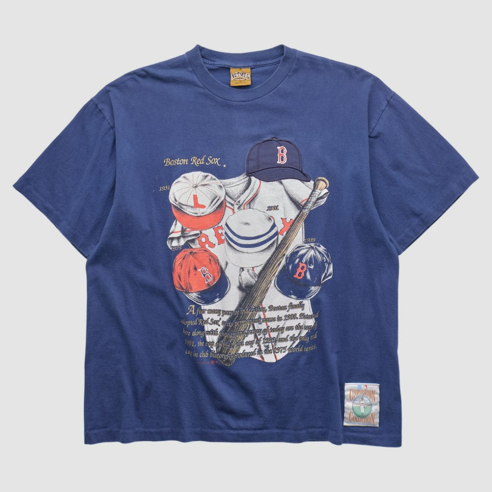 Boston Red Sox Nutmeg Mills 90s T-shirt - Navy - XVintage - Fanatics Lifestyle