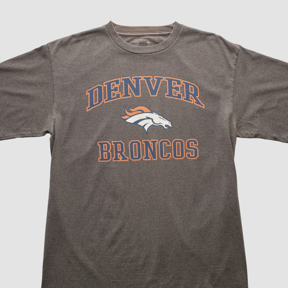 Fanatics Denver Broncos NFL 2010s T-shirt Dark Heather Gray Vintage
