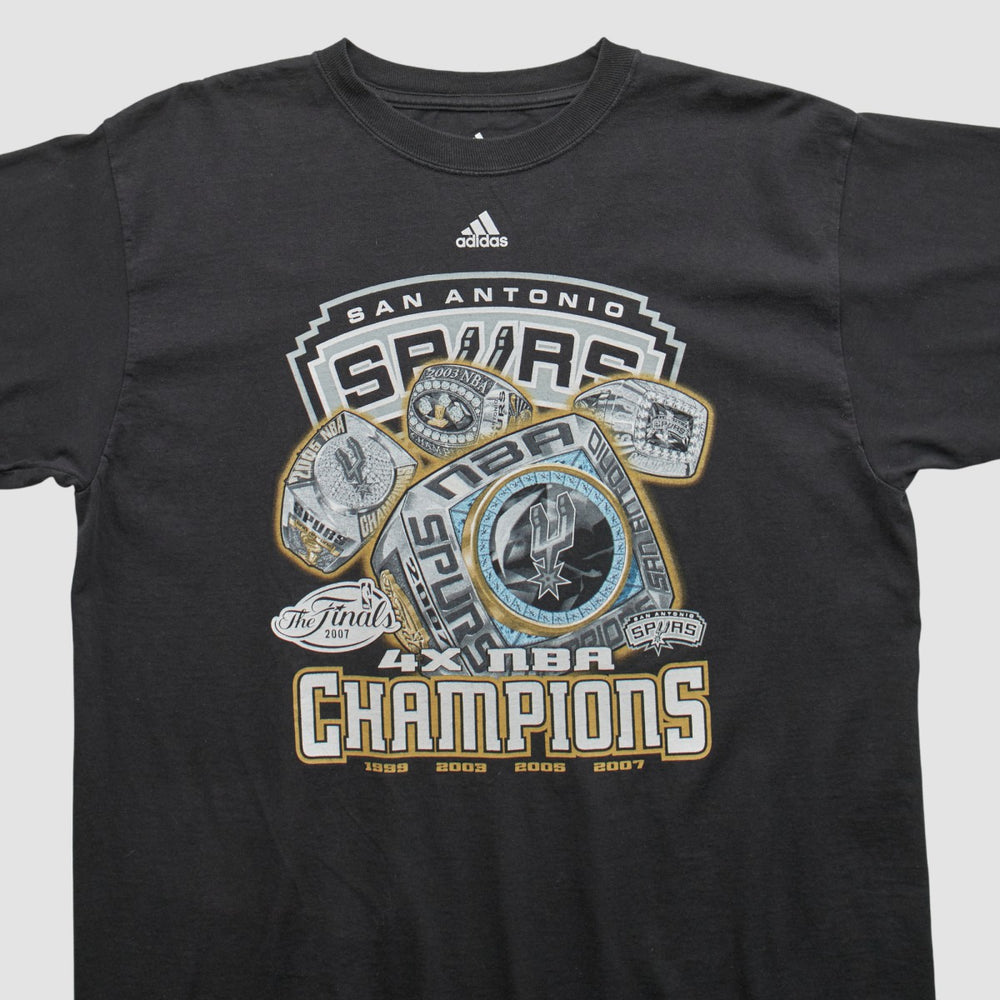 San Antonio Spurs 2007 T-shirt Black Vintage | Adidas Lifestyle