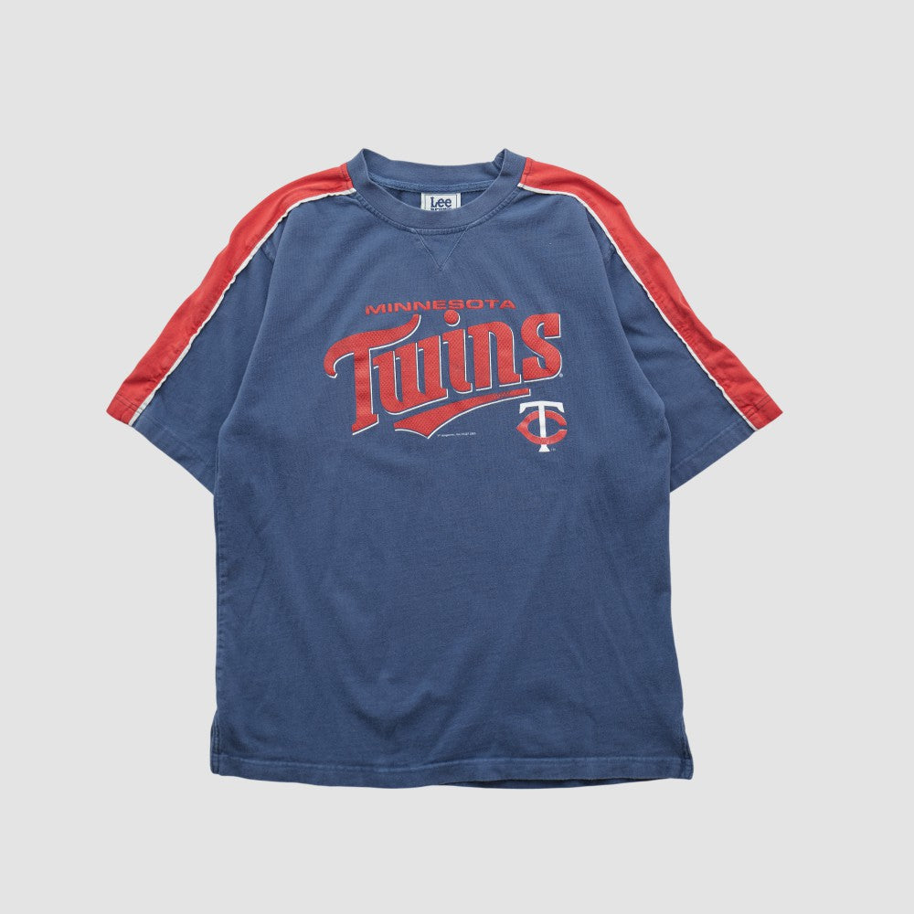 Minnesota Twins Lee Apparel T-shirt - Navy - Vintage - Fanatics Sale