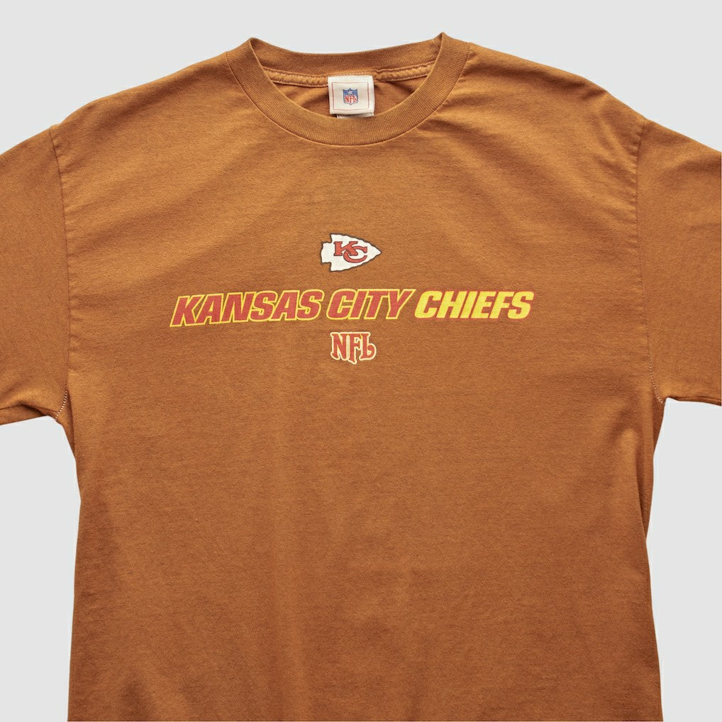 Fanatics Kansas City Chiefs NFL 2000s Long Sleeve T-shirt Brown Vintage