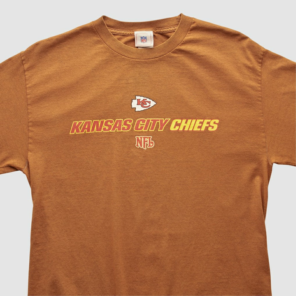 Fanatics Kansas City Chiefs NFL 2000s Long Sleeve T-shirt Brown Vintage