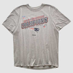 Fanatics New England Patriots Reebok 2011 T-shirt Heather Gray Vintage