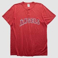 Los Angeles Angels Genuine Merchandise 2000s T-shirt - Red - 2XVintage - Fanatics Discount