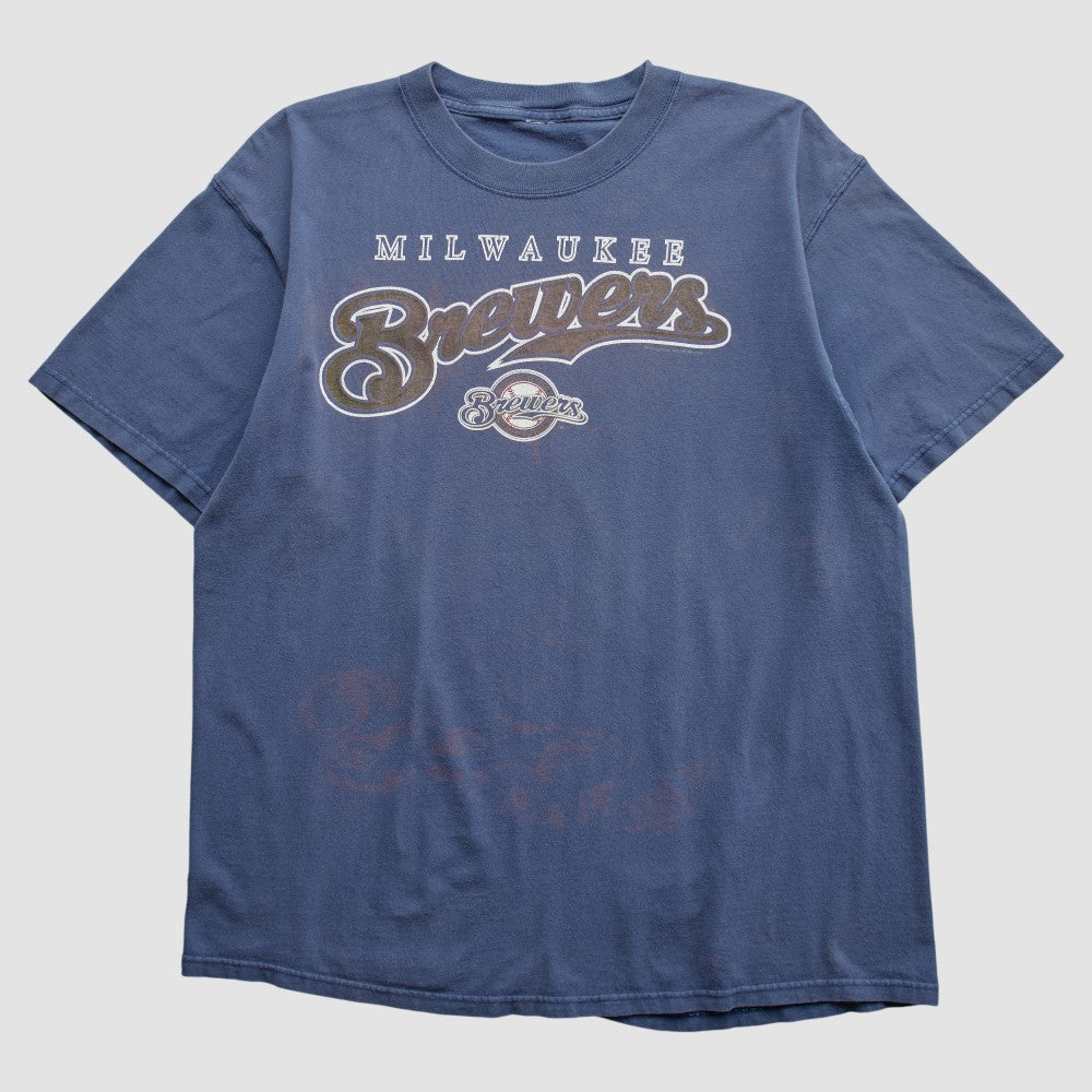 Milwaukee Brewers 2000s T-shirt - Blue - XVintage - Fanatics on Sale
