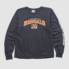 Fanatics Cincinnati Bengals NFL 2010s Long Sleeve T-shirt Charcoal Vintage