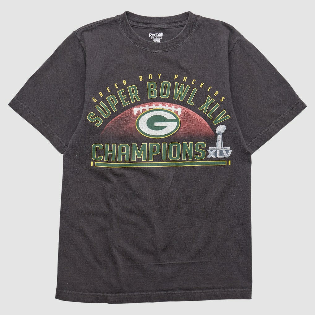 Fanatics Green Bay Packers Reebok 2011 T-shirt Black Vintage