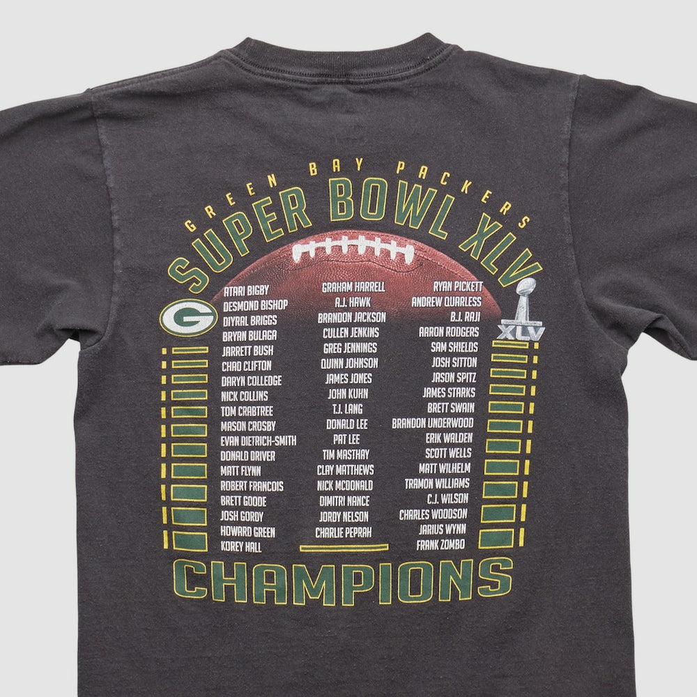 Fanatics Green Bay Packers Reebok 2011 T-shirt Black Vintage