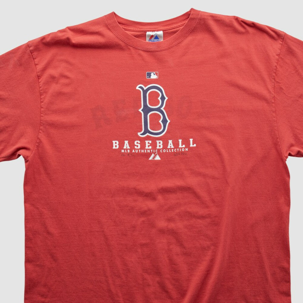 Boston Red Sox Majestic 2000s T-shirt - Red - 3XVintage - Fanatics Sale