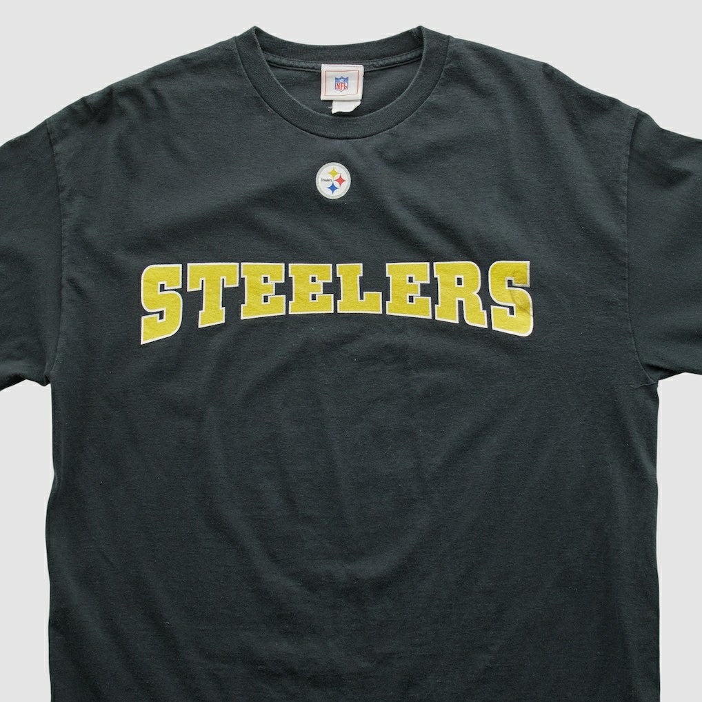 Fanatics Pittsburgh Steelers NFL 2000s Long Sleeve T-shirt Black Vintage