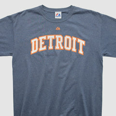 Detroit Tigers Majestic 2010s T-shirt - Blue - Vintage - Fanatics on Sale