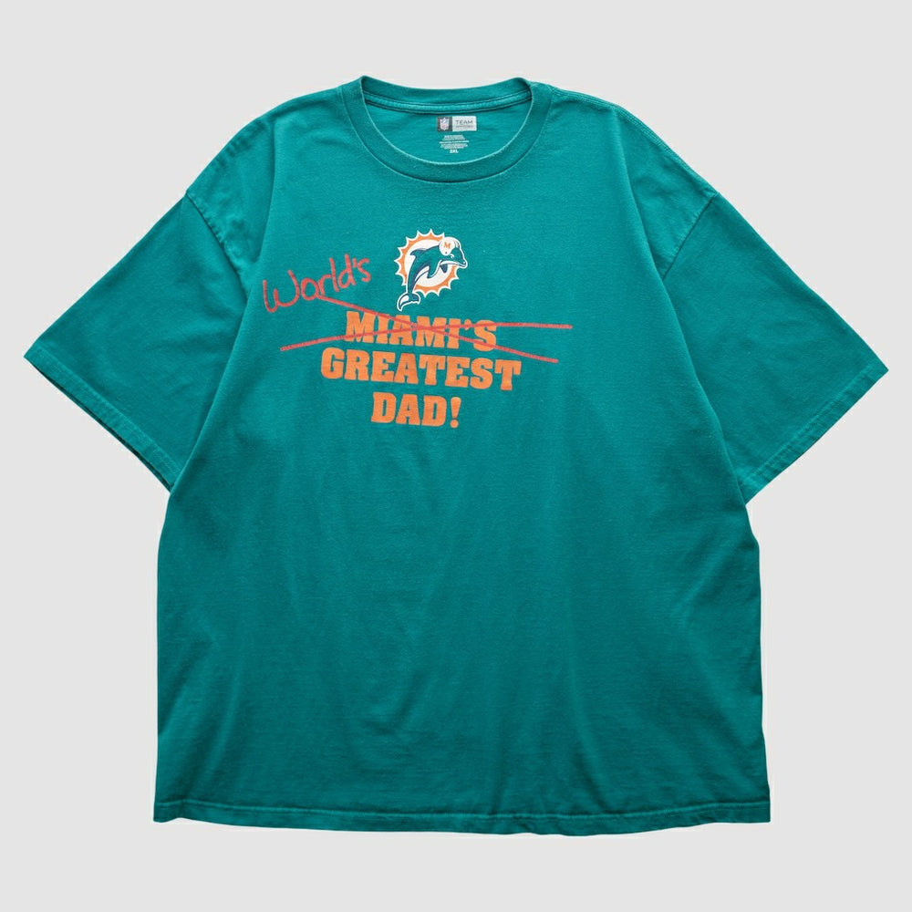Fanatics Miami Dolphins NFL 2010s T-shirt Teal Vintage