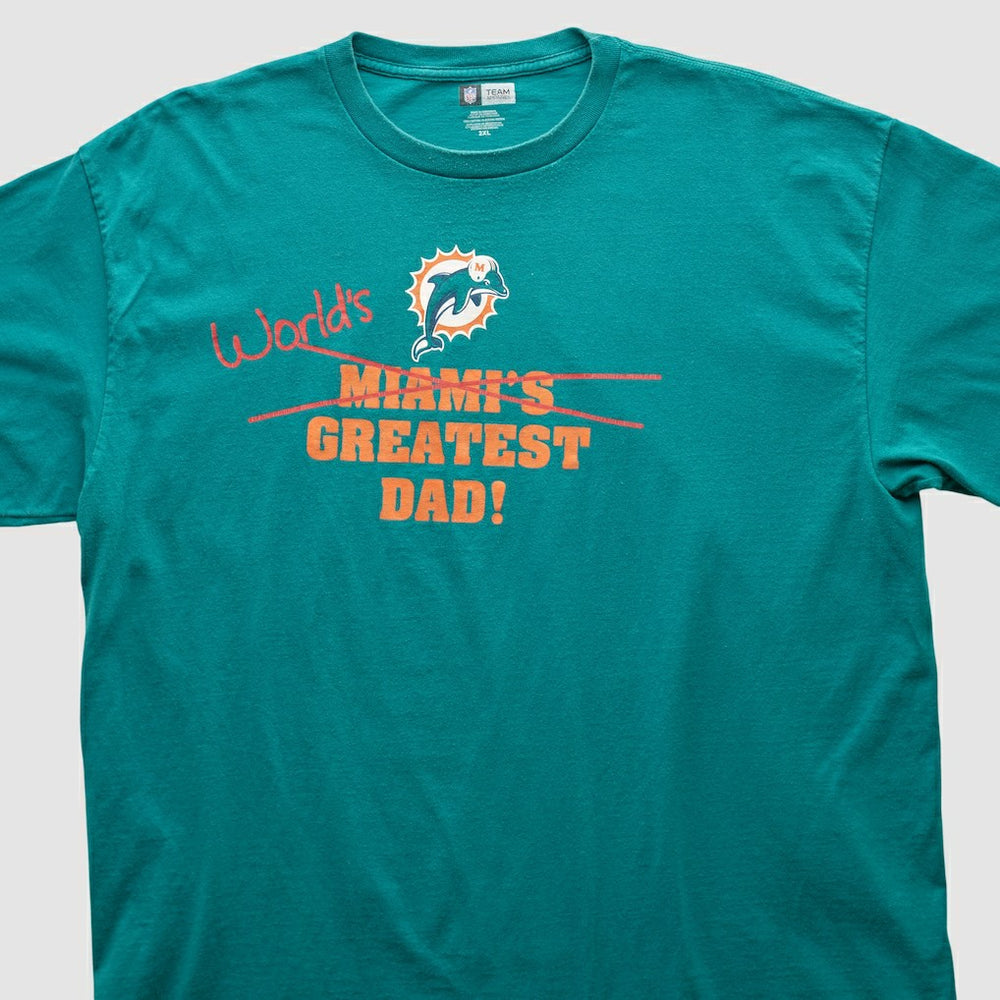Fanatics Miami Dolphins NFL 2010s T-shirt Teal Vintage