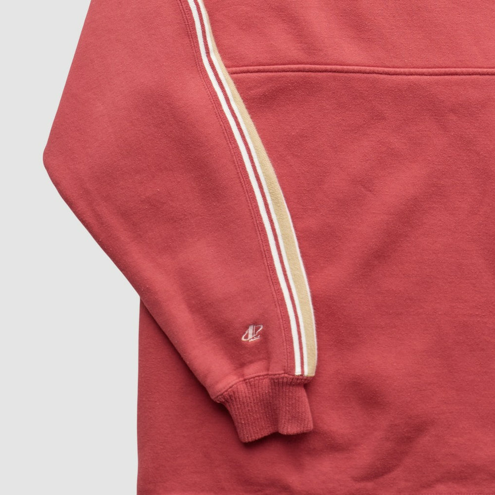 Fanatics San Francisco 49ers NFL 2000s 1/4 Zip Sweatshirt Red Vintage