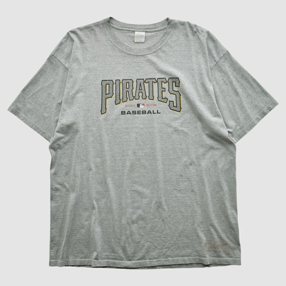 Pittsburgh Pirates Majestic 2003 T-shirt - Heather Gray - 3XVintage - Fanatics Online