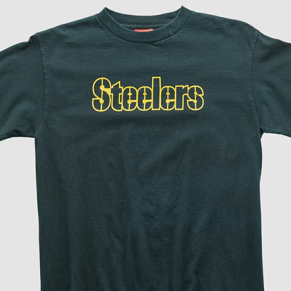 Fanatics Pittsburgh Steelers NFL 2000s Long Sleeve T-shirt Black Vintage