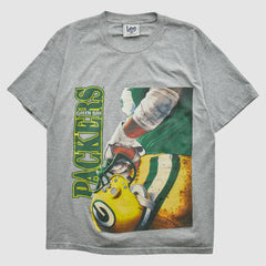 Fanatics Green Bay Packers Lee Apparel 90s T-shirt Heather Gray Vintage