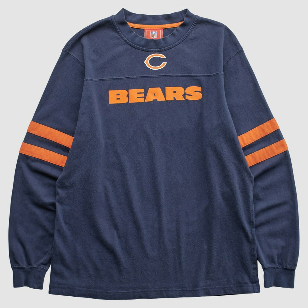Fanatics Chicago Bears NFL 2000s Long Sleeve T-shirt Navy Vintage