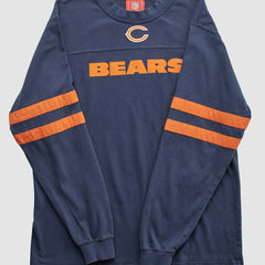 Fanatics Chicago Bears NFL 2000s Long Sleeve T-shirt Navy Vintage