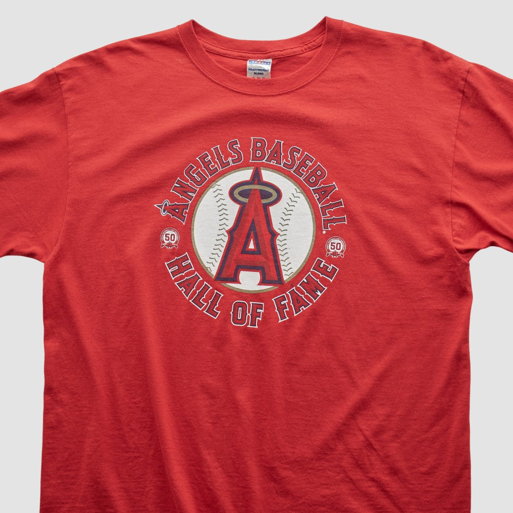 Los Angeles Angels Jerzees 2011 T-shirt - Red - XVintage - Fanatics on Sale