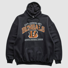 Fanatics Cincinnati Bengals NFL 2010s Hooded Pullover Sweatshirt Black Vintage