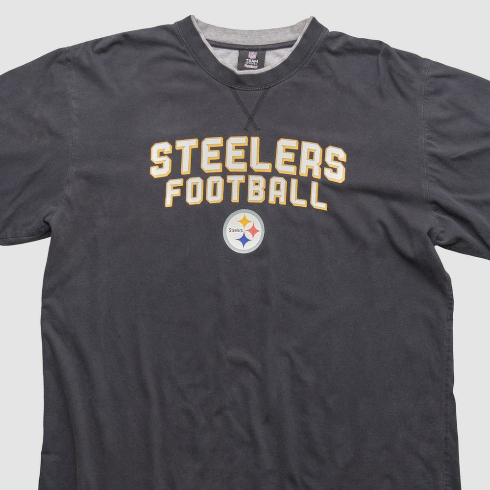 Fanatics Pittsburgh Steelers Reebok 2010s Long Sleeve T-shirt Black Vintage