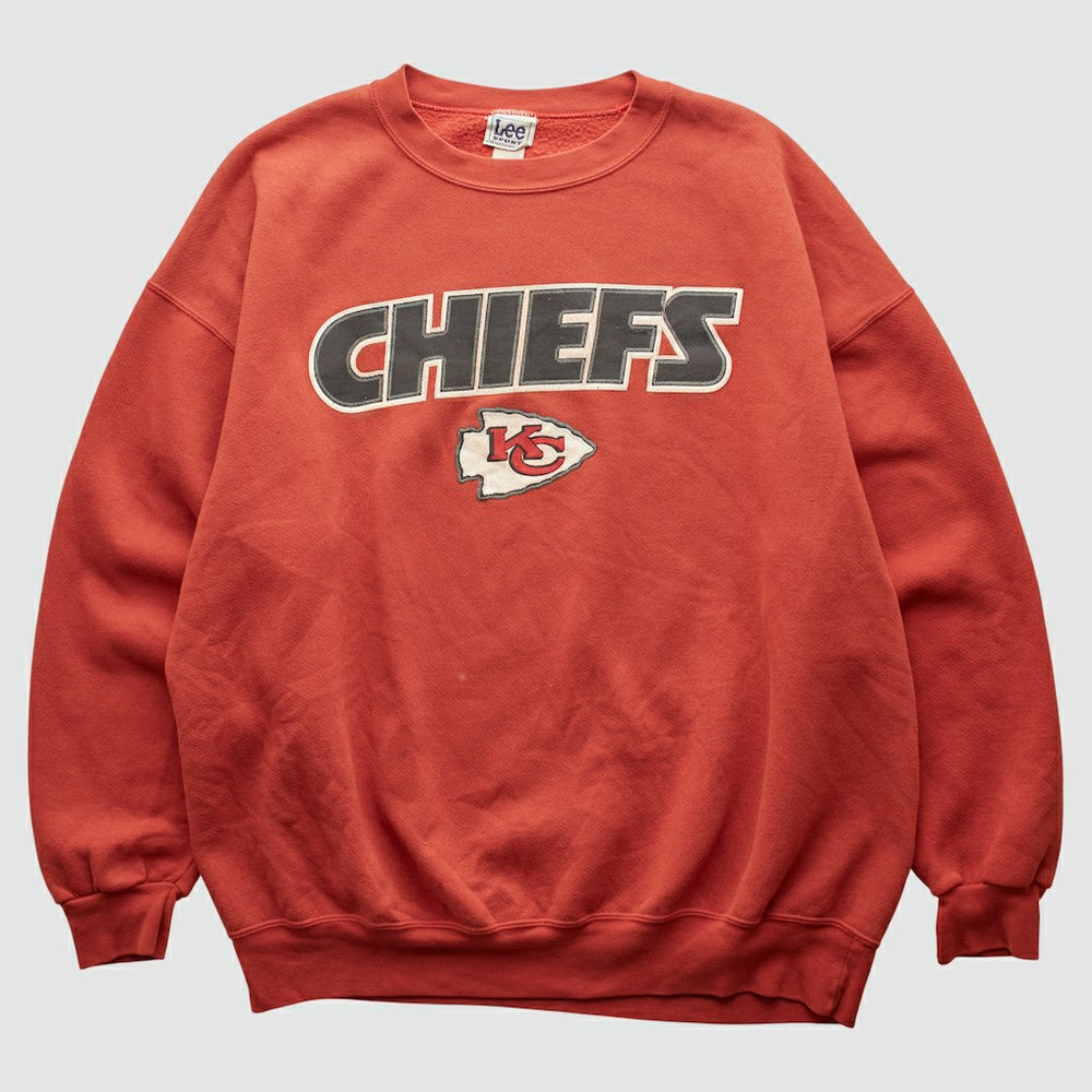 Fanatics Kansas City Chiefs Lee Sport 2000s Pullover Sweatshirt Red Vintage