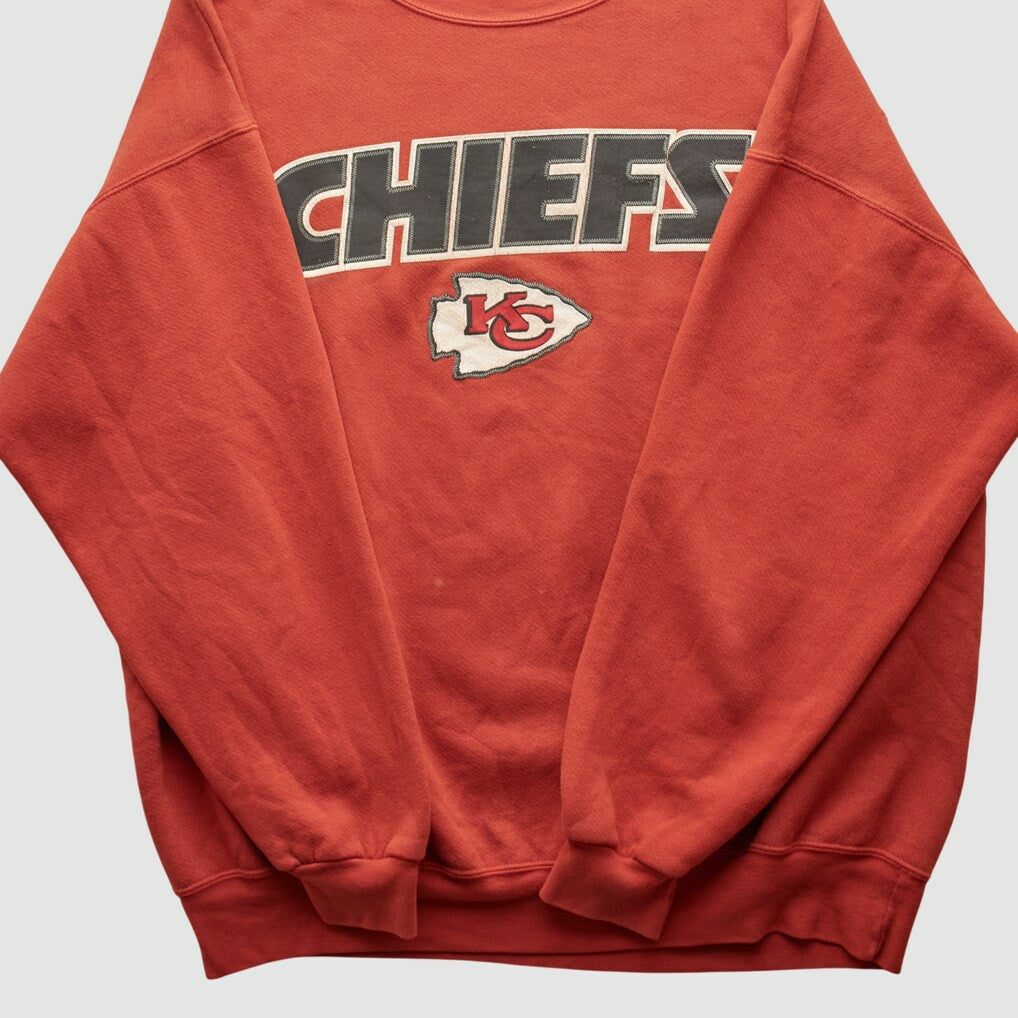 Fanatics Kansas City Chiefs Lee Sport 2000s Pullover Sweatshirt Red Vintage