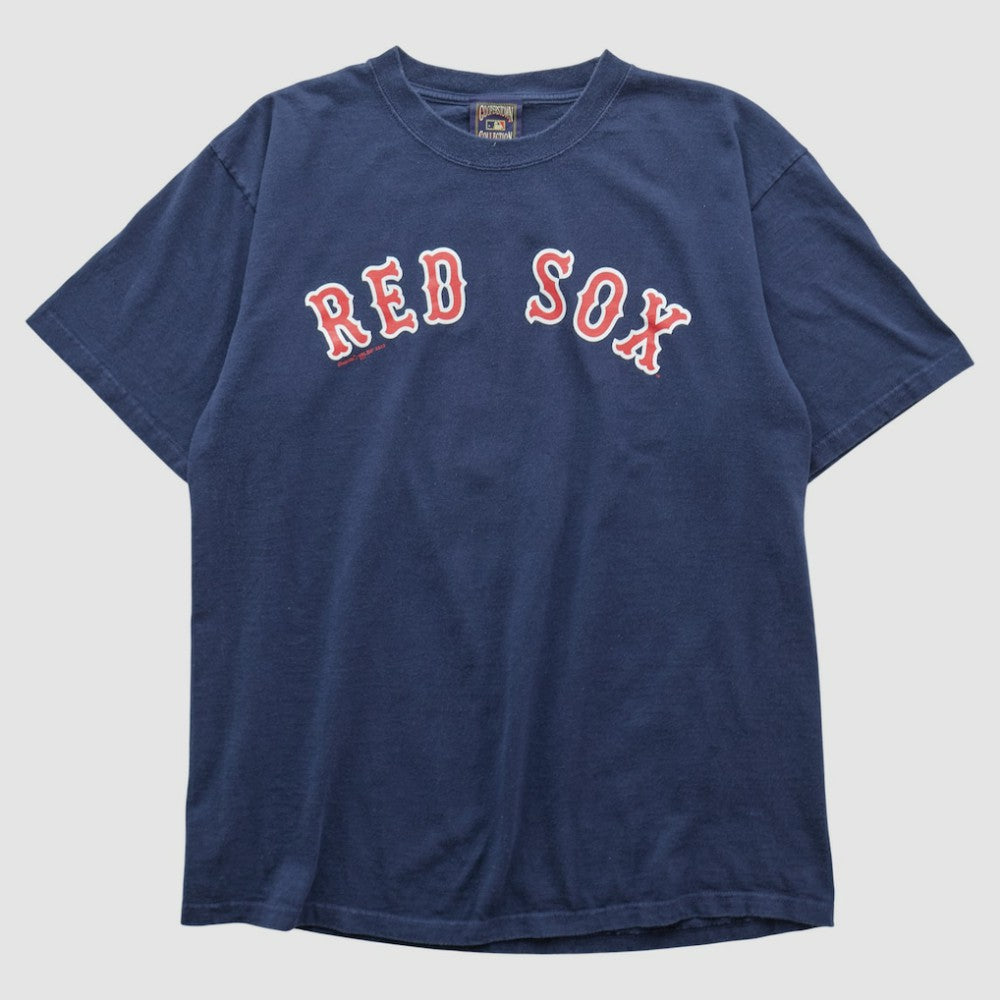 Boston Red Sox Majestic 2000s T-shirt - Navy - Vintage - Fanatics Lifestyle