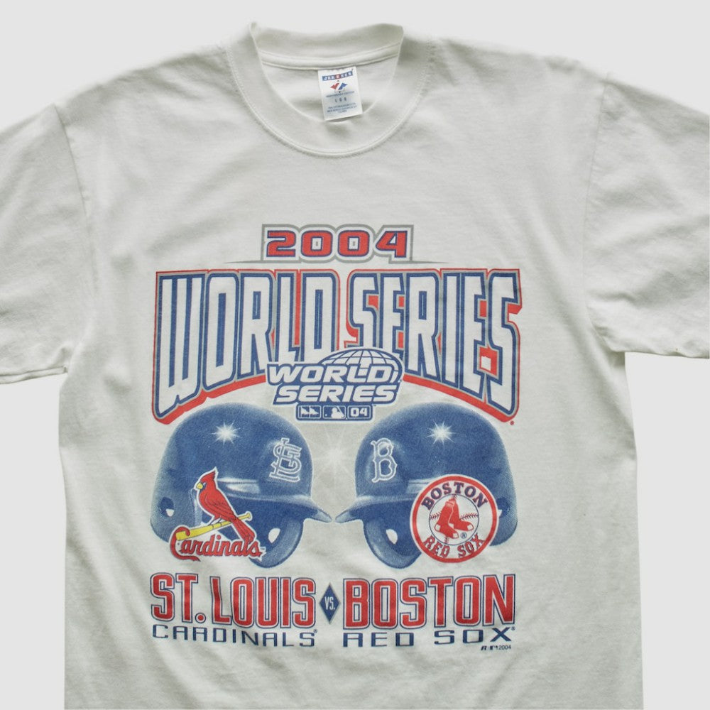 MLB World Series Jerzees 2004 T-shirt - White - Vintage - Fanatics Discount