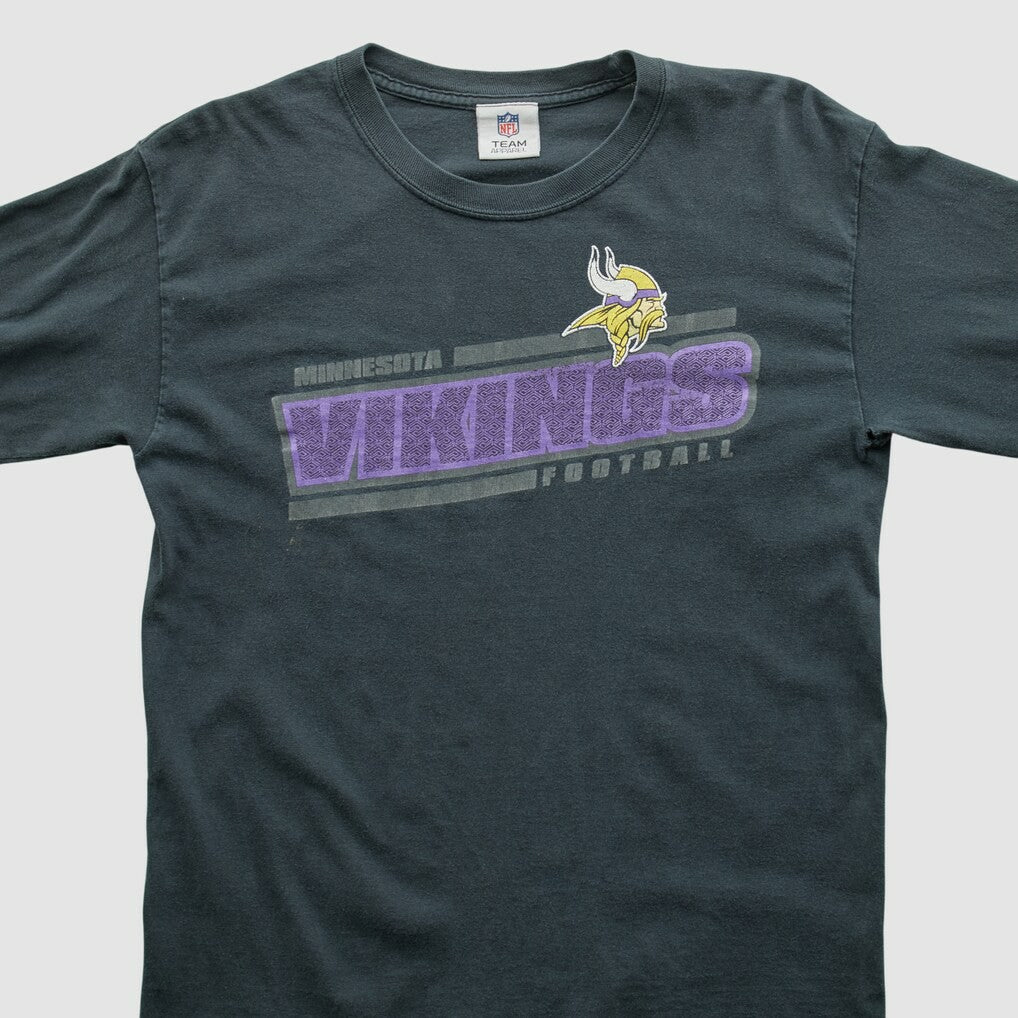 Fanatics Minnesota Vikings NFL 2010s Long Sleeve T-shirt Charcoal Vintage