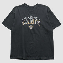 Fanatics New Orleans Saints Reebok 2000s T-shirt Black Vintage