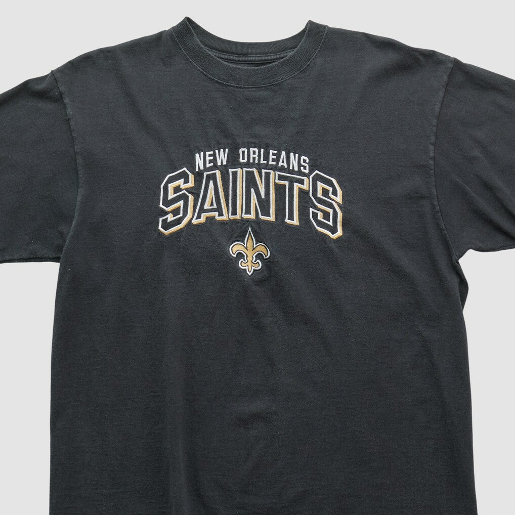Fanatics New Orleans Saints Reebok 2000s T-shirt Black Vintage