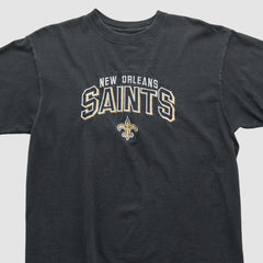 Fanatics New Orleans Saints Reebok 2000s T-shirt Black Vintage