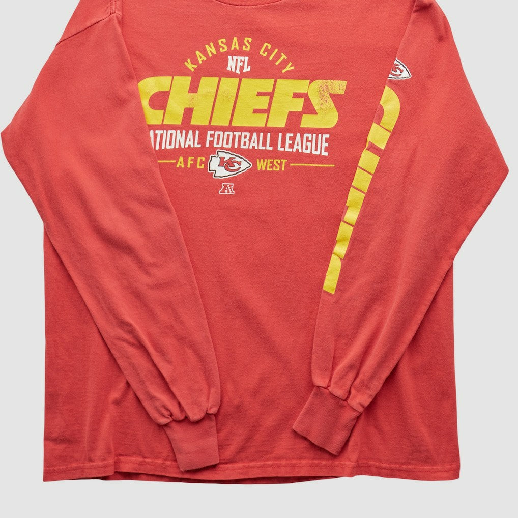 Fanatics Kansas City Chiefs NFL 2010s Long Sleeve T-shirt Red Vintage