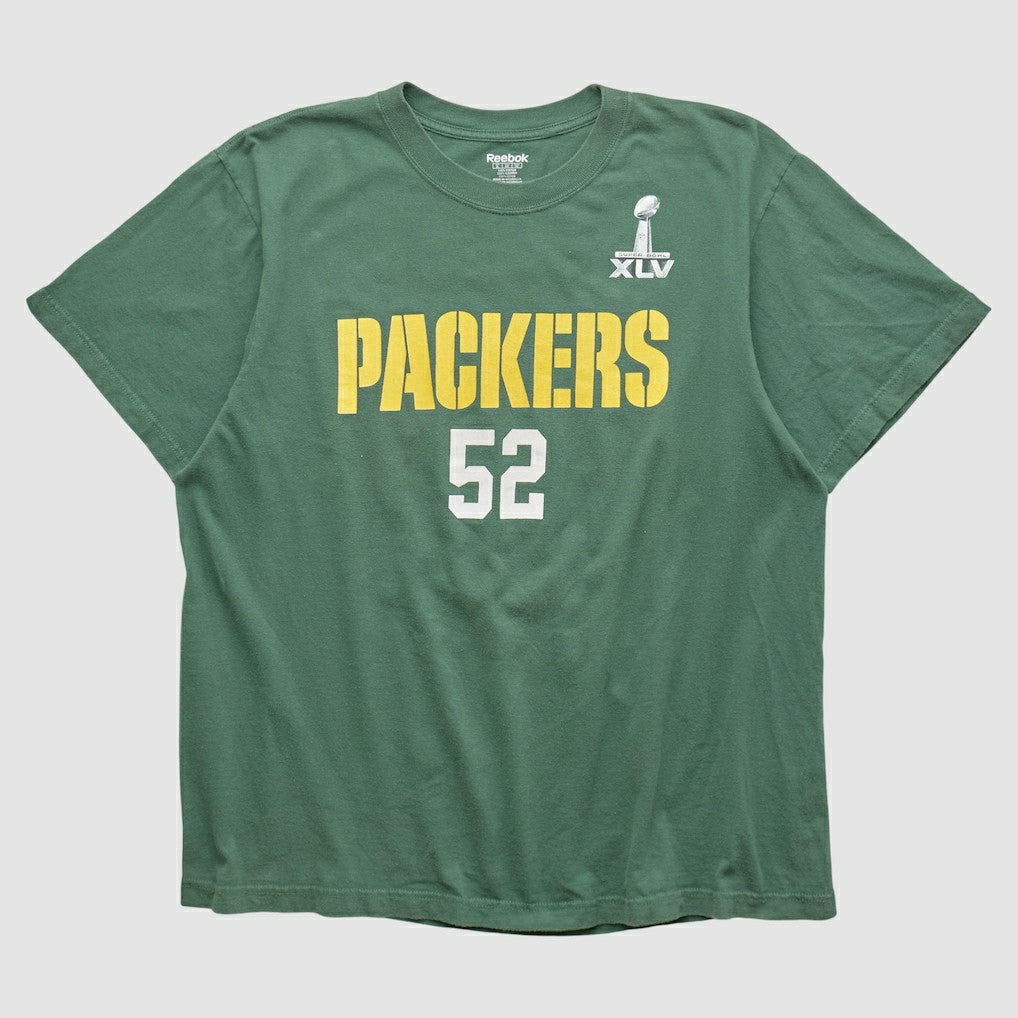Fanatics Green Bay Packers Reebok 2011 T-shirt Green Vintage