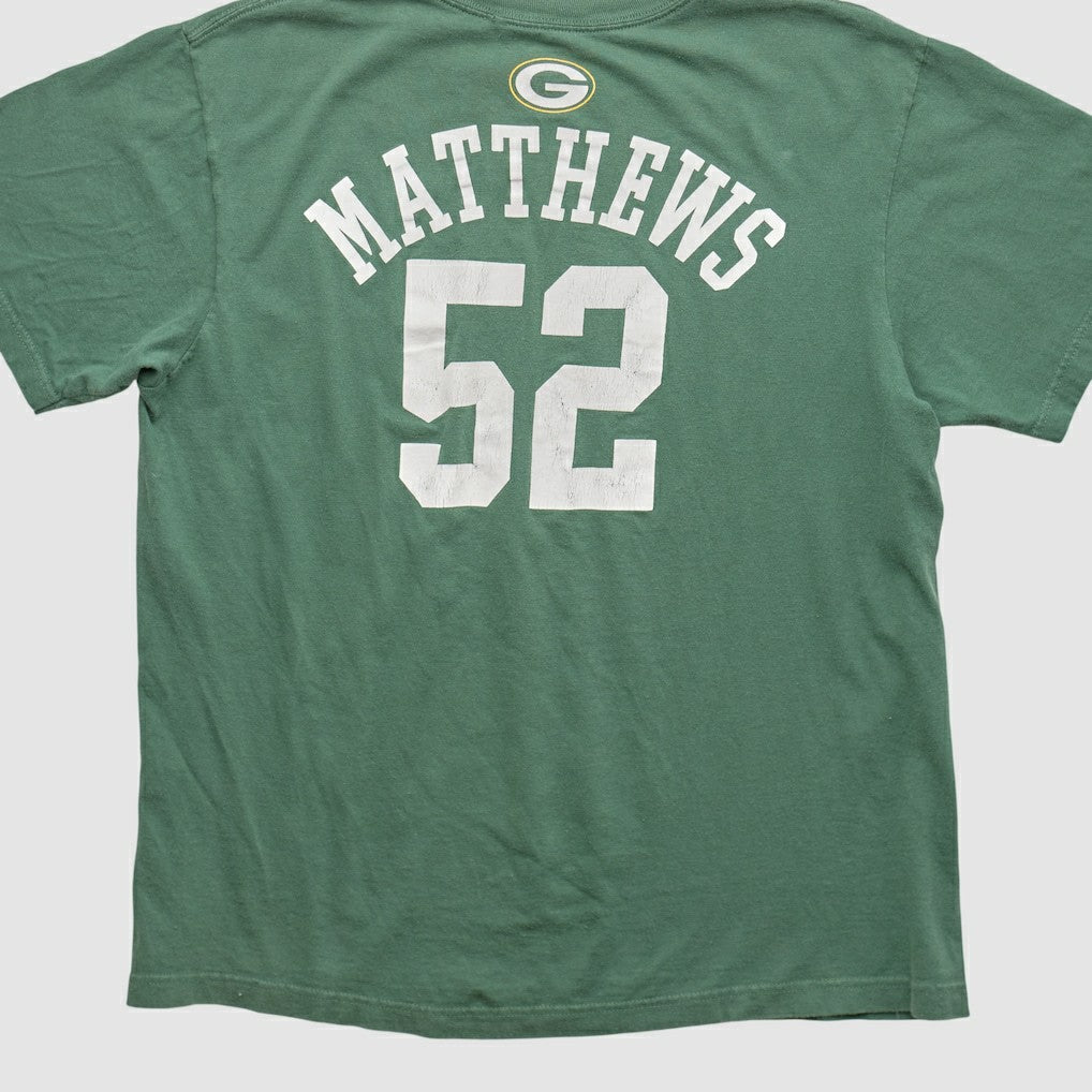 Fanatics Green Bay Packers Reebok 2011 T-shirt Green Vintage