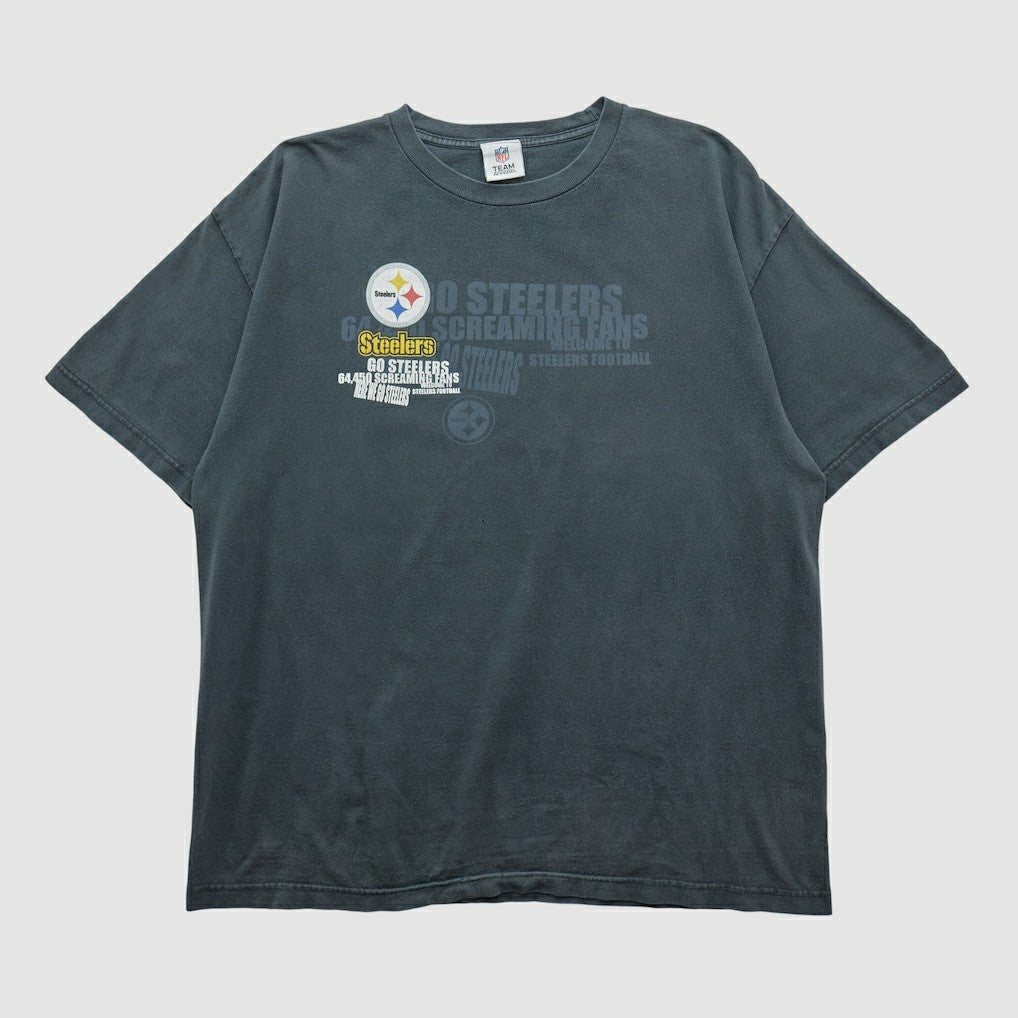 Fanatics Pittsburgh Steelers NFL 2010s T-shirt Charcoal Vintage
