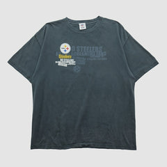 Fanatics Pittsburgh Steelers NFL 2010s T-shirt Charcoal Vintage