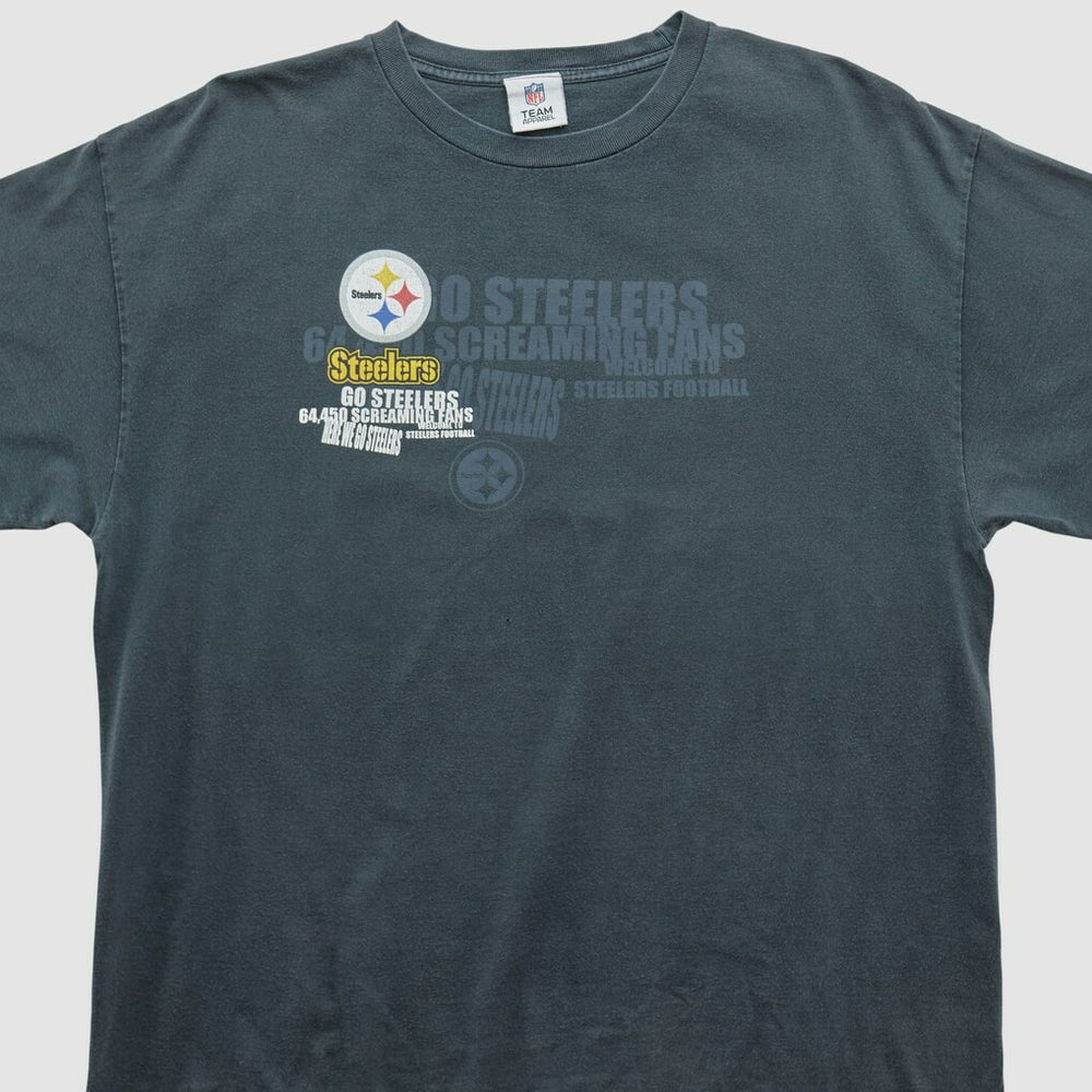Fanatics Pittsburgh Steelers NFL 2010s T-shirt Charcoal Vintage
