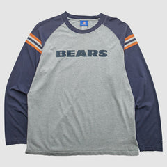 Fanatics Chicago Bears NFL 2000s Long Sleeve T-shirt Heather Gray Vintage