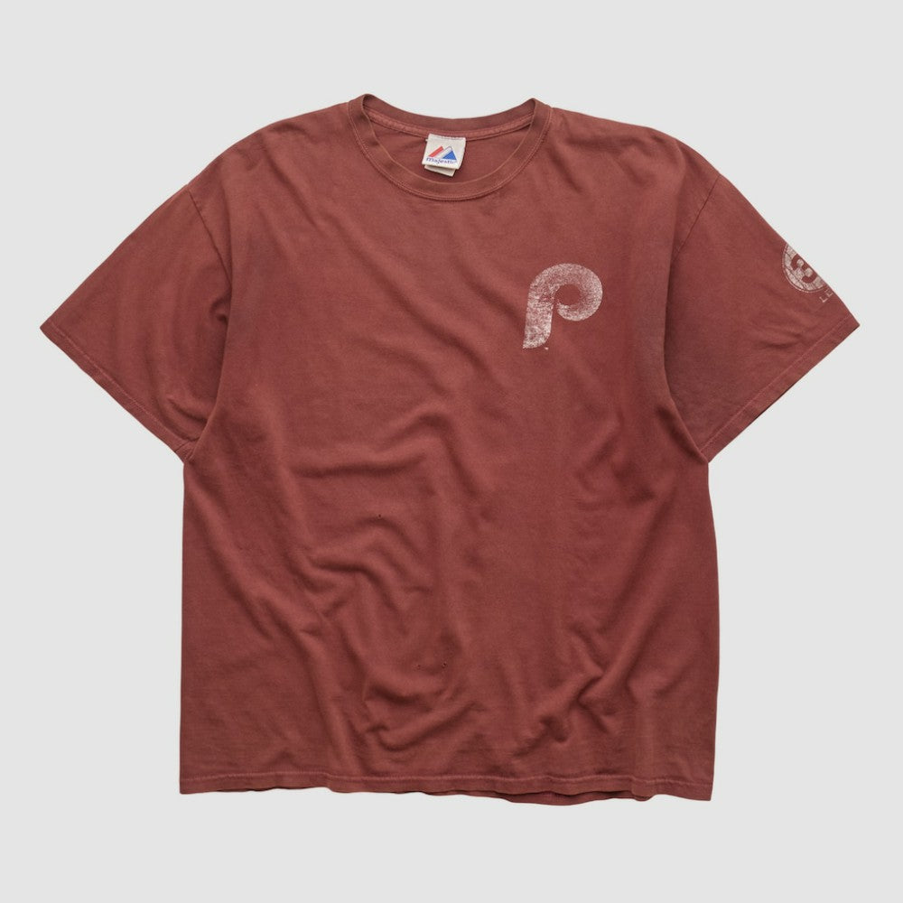 Philadelphia Phillies Majestic 2010s T-shirt - Maroon - 2XVintage - Fanatics Lifestyle