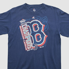 Boston Red Sox Majestic 2013 T-shirt - Navy - Vintage - Fanatics Online