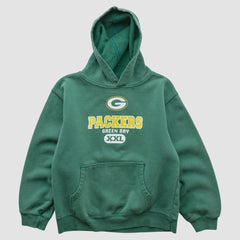 Fanatics Green Bay Packers NFL 2000s Hooded Sweatshirt Green Vintage