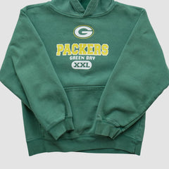Fanatics Green Bay Packers NFL 2000s Hooded Sweatshirt Green Vintage